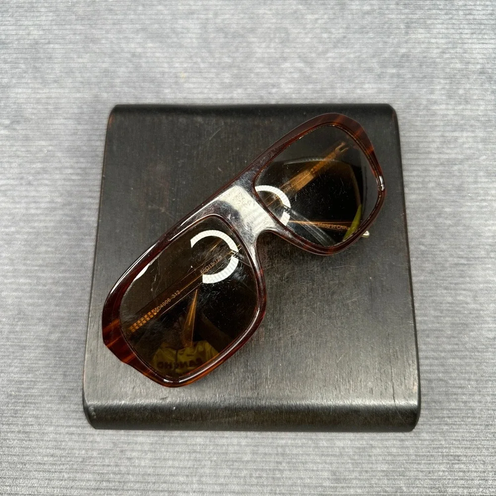 Kenneth Cole New York Oversized Aviator Sunglasses Olive Tortoise KC4006 312